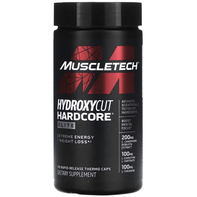 MuscleTech Hydroxycut Hardcore Elite 110 caps foto